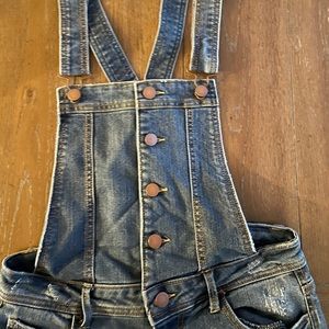 Denim overalls